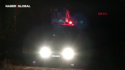 İnşaatın çatısında 5 saat mahsur kaldı