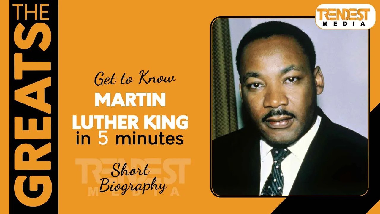 Martin Luther King | Biography in 5 minutes | The Greats | Infotainment Video