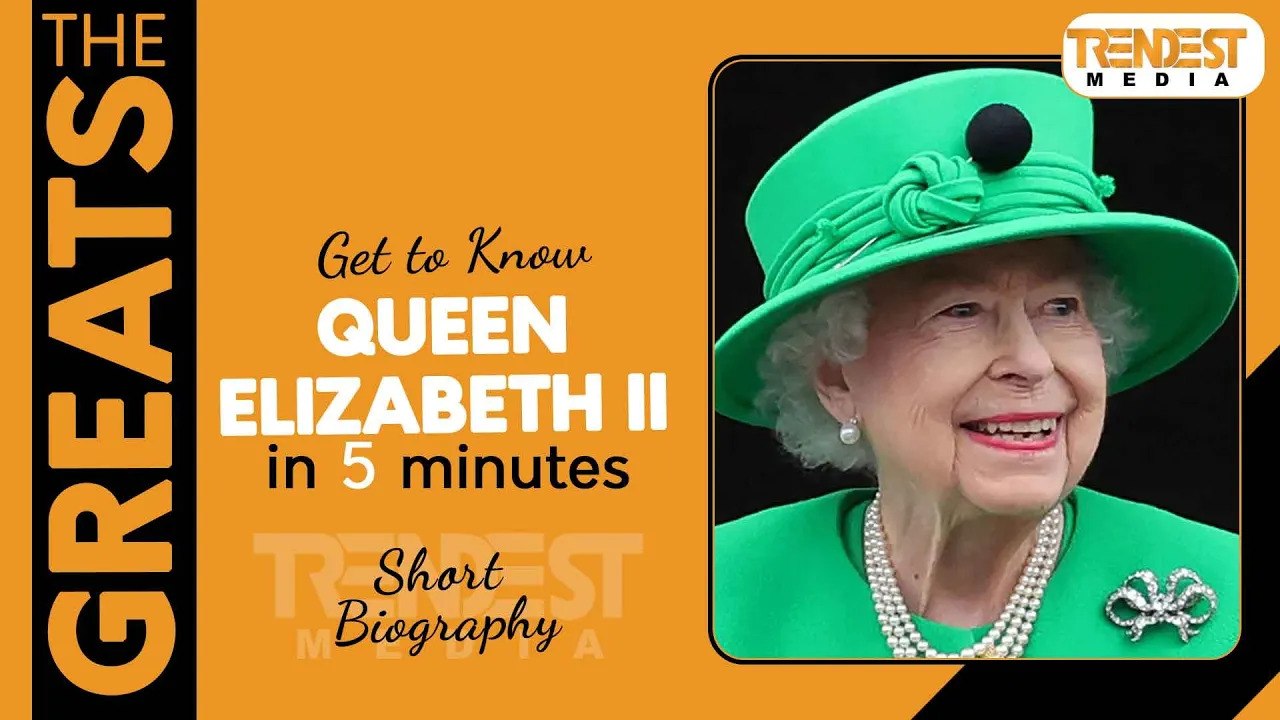 Queen Elizabeth - II | Biography in 5 minutes | The Greats | Infotainment Video