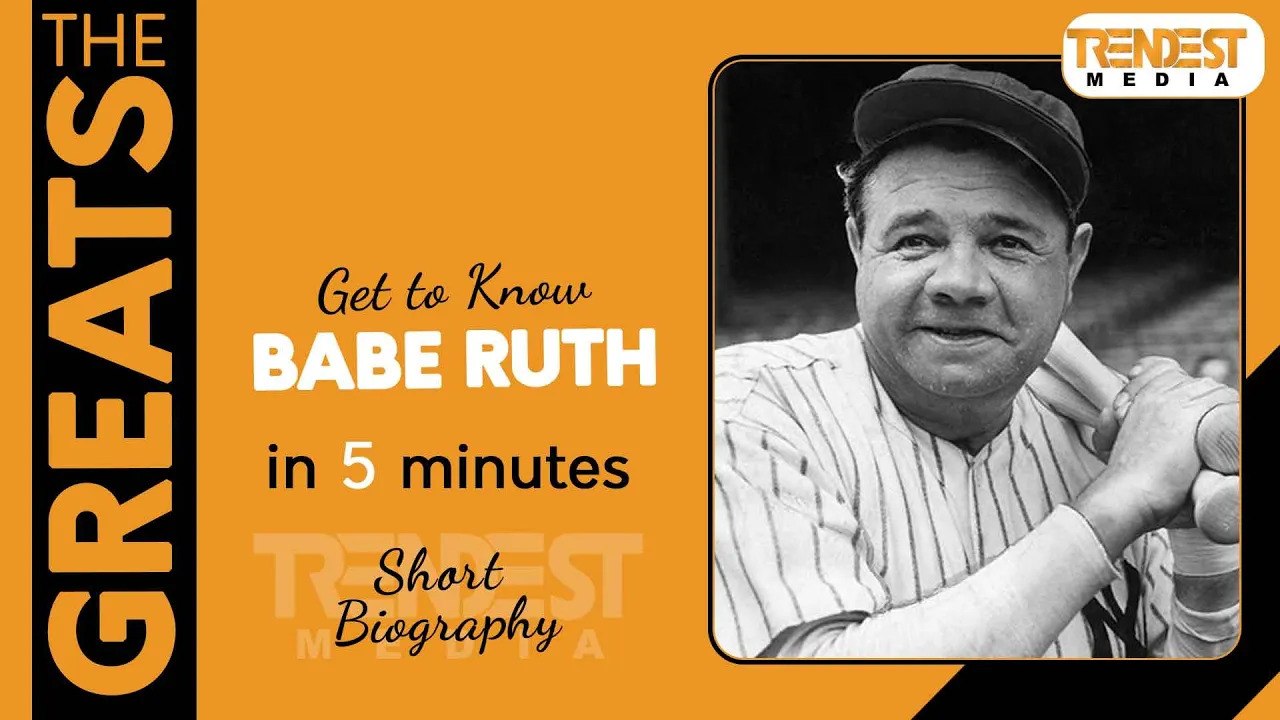 Babe Ruth | Biography in 5 minutes | The Greats | Infotainment Video