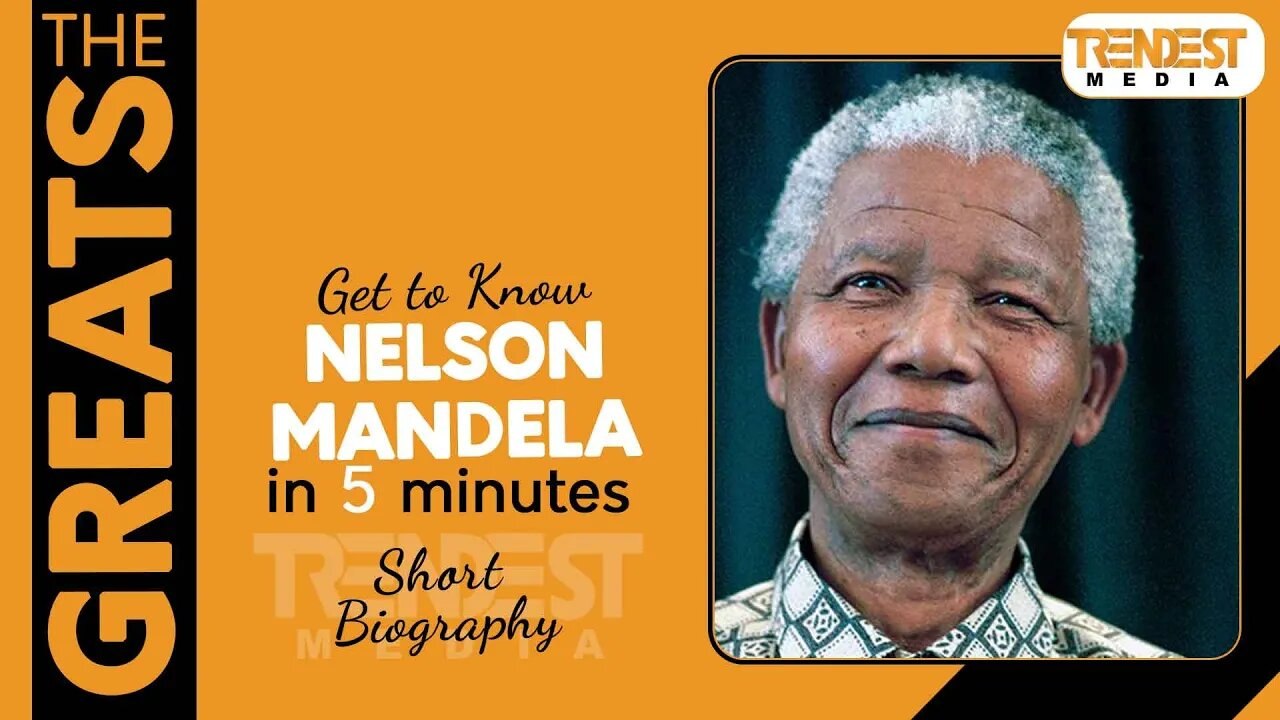 Nelson Mandela | Biography in 5 minutes | The Greats | Infotainment Video