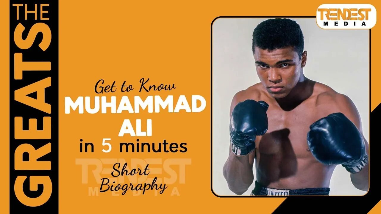 Muhammad Ali | Biography in 5 minutes | The Greats | Infotainment Video