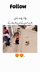 #Children are children.  #They also play with animals