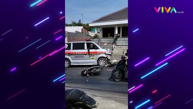 Ambulans Bawa Pasien Kritis Tabrak Motor, Buntut Keegoisan..