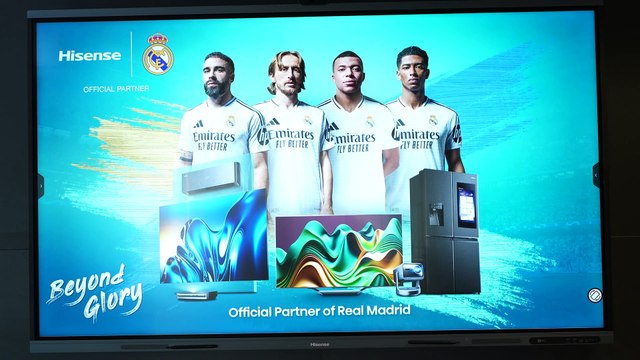 El Real Madrid y Hisense anuncian un patrocinio oficial de tres años