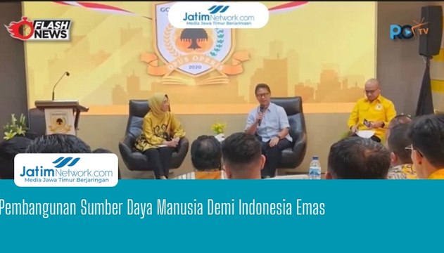 Pembangunan Sumber Daya Manusia Demi Indonesia Emas