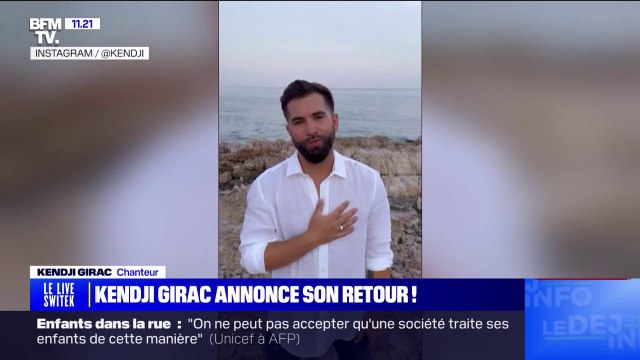 J'ai vraiment envie de vous retrouver le plus vite possible : Kendji Girac annonce son retour