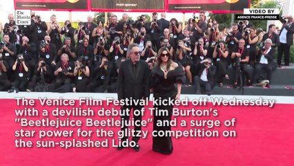 Stars arrive on the red carpet for the opening night of the 81st Venice Film Festival