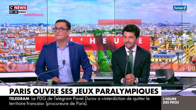 Je sais pas s'il n'y a que moi que ça agace : Pascal Praud étrille les commentaires de Daphné Bürki lors de la cérémonie d'ouverture des Jeux Paralympiques de Paris 2024