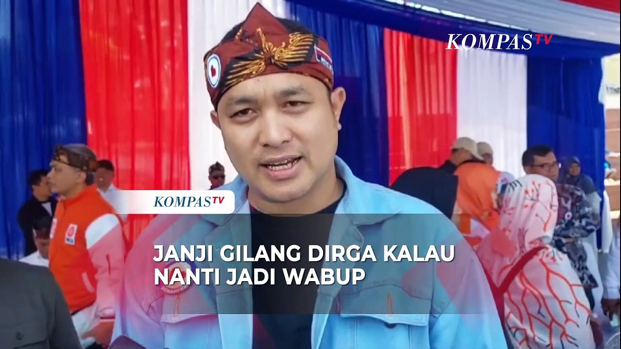 Gilang Dirga Maju Bakal Calon Wakil Bupati Bandung Barat, Begini Sederet Janjinya
