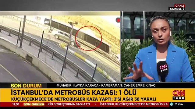 SON DAKİKA || Küçükçekmece'de metrobüs kazası: 1 kişi hayatını kaybetti, 38 yaralı var