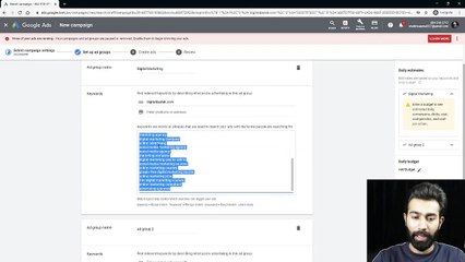 Creating Ad Groups & Ads