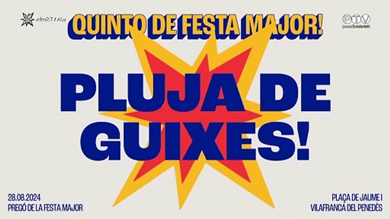 El pregonero de las fiestas de Vilafranca del Penedès termina su discurso con un "Puta España"    Festa Major | RTVVilafranca https://www.rtvvilafranca.cat