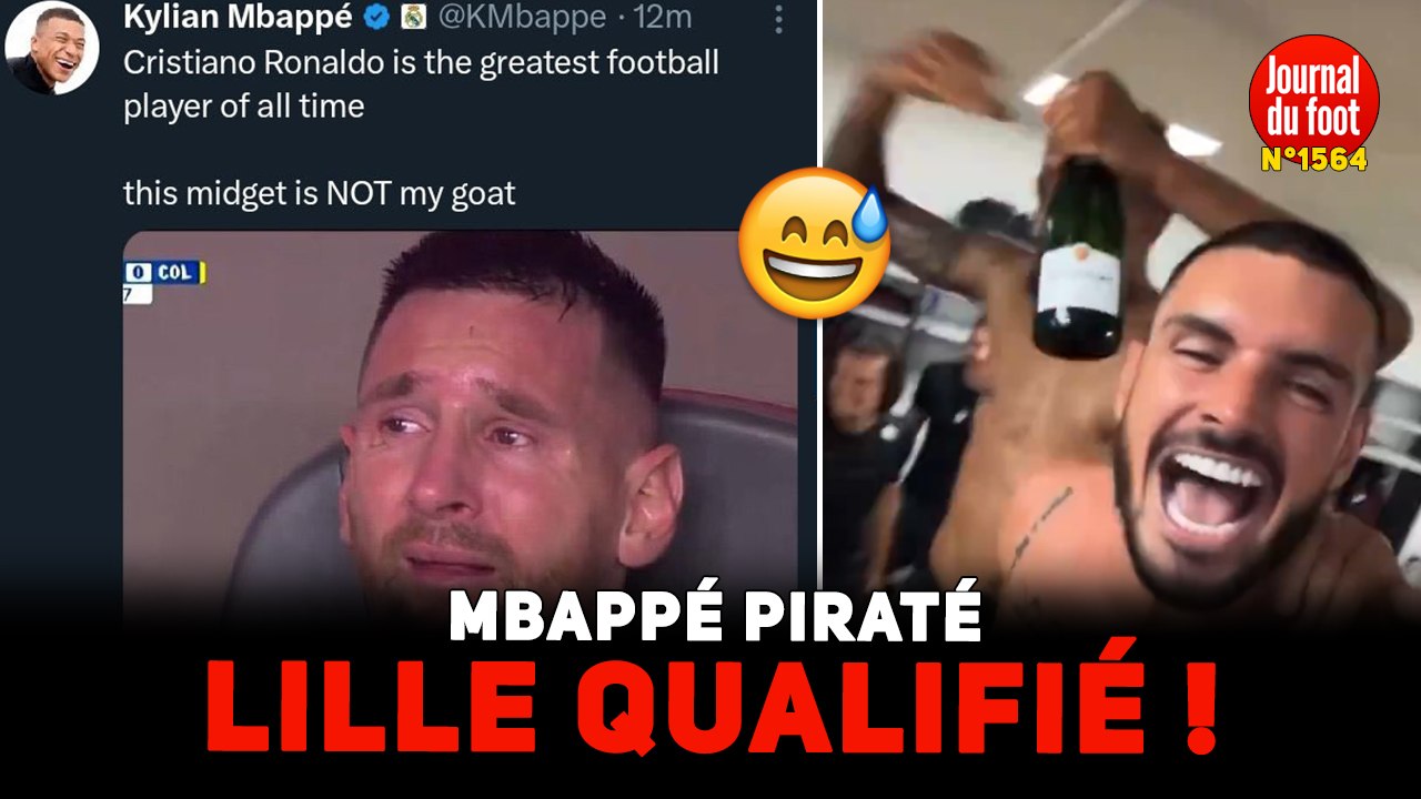 MBAPPÉ piraté : MESSI prend CHER ! Ligue des Champions : le LOSC qualifié !