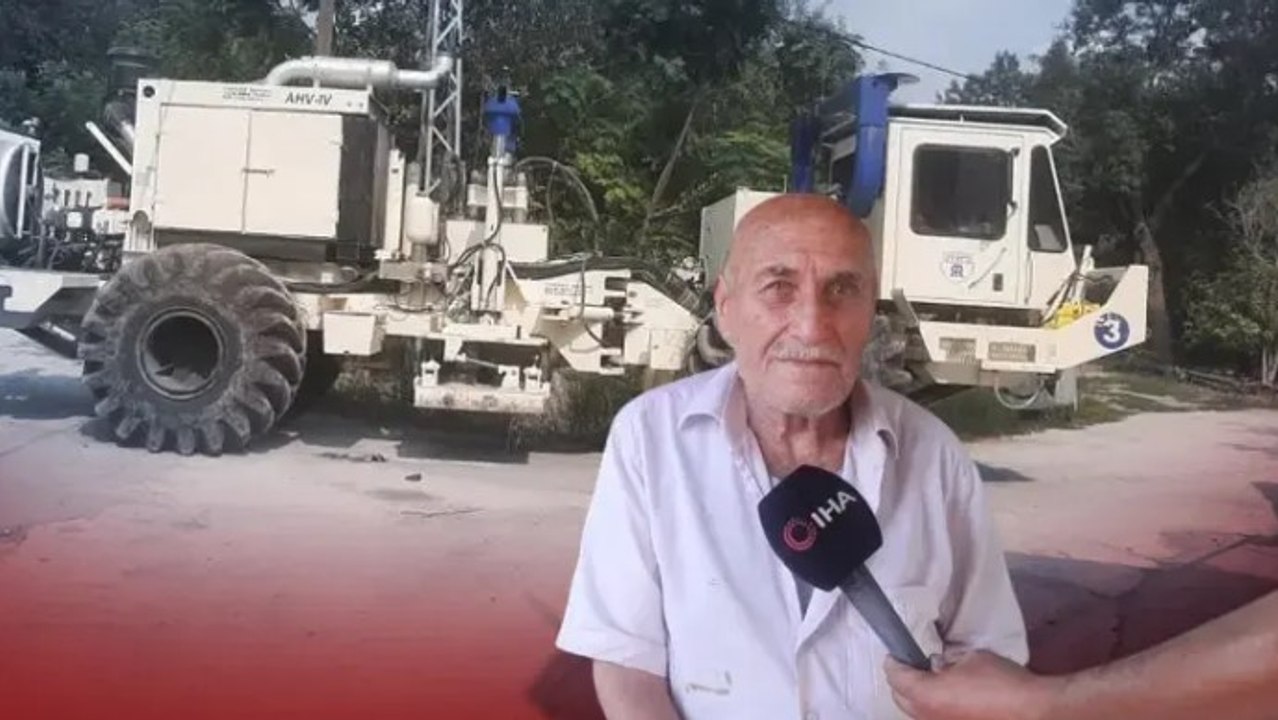 60 yıl önce kapatılan petrol kuyusunda arama çalışması başlatıldı, köyü petrol heyecanı sardı