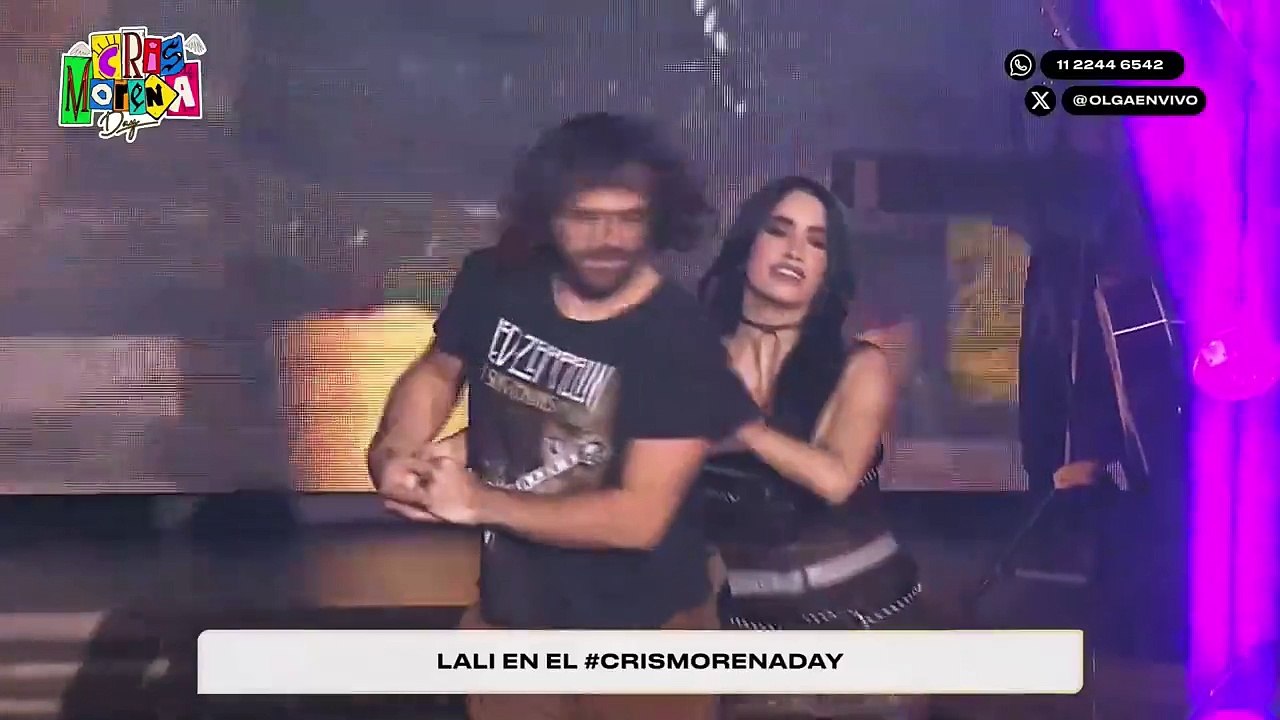 Lali Espósito y Peter Lanzani en Cris Morena Day