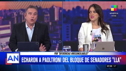 Echaron a Paoltroni del bloque de Senadores de LLA por diferencias "irreconciliables"