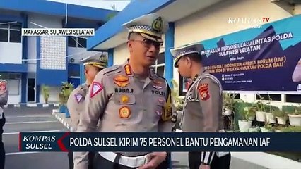 Polda Sulsel Kirim 75 Personel Bantu Pengamanan IAF