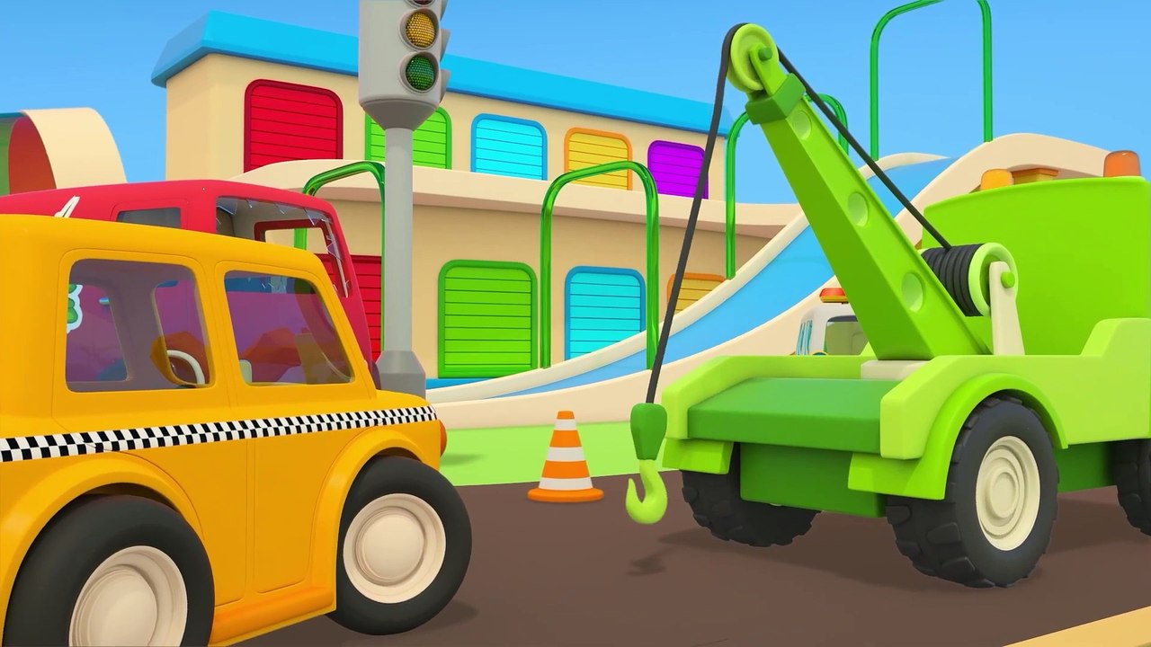 Top 10 cartoons for kids. Helper cars ready to go! Emergency vehicles and street vehicles for kids.