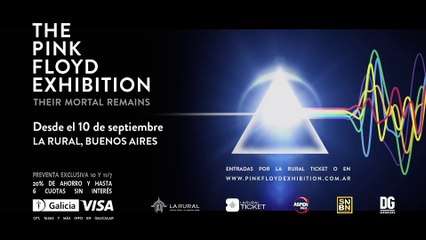 The Pink Floyd Exhibition; Their Mortal Remains aterriza en La Rural, Buenos Aires