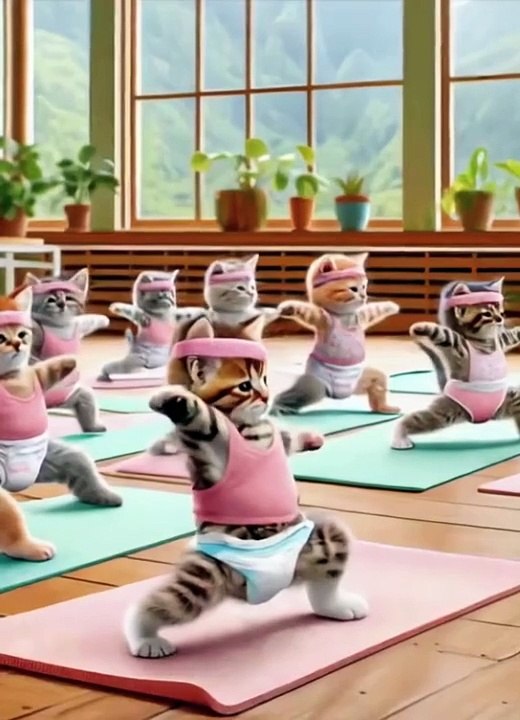 Cats funny video short