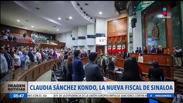 Designan a Claudia Sánchez Kondo como nueva titular de la Fiscalía de Sinaloa