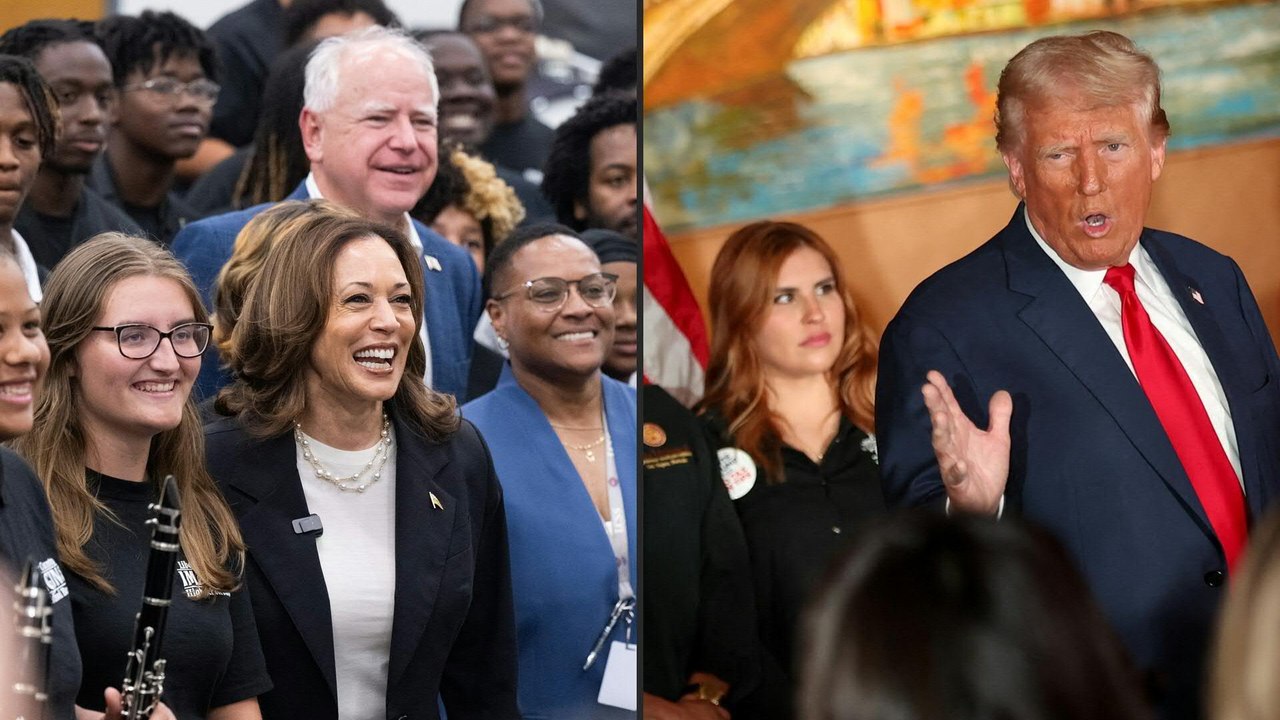 US-Wahlkampf: Swing States im Fokus von Harris und Trump