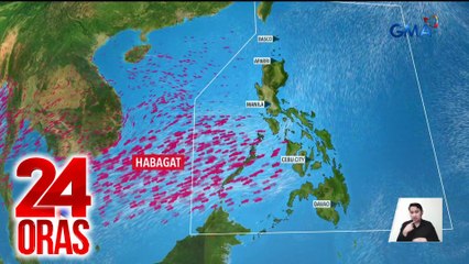 Pag-ulan sa ilang bahagi ng bansa, bahagyang mababawasan sa paghina ng hanging Habagat | 24 Oras