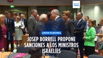 Borrell pide sanciones para ministros israelíes por incitar al odio y a cometer crímenes de guerra