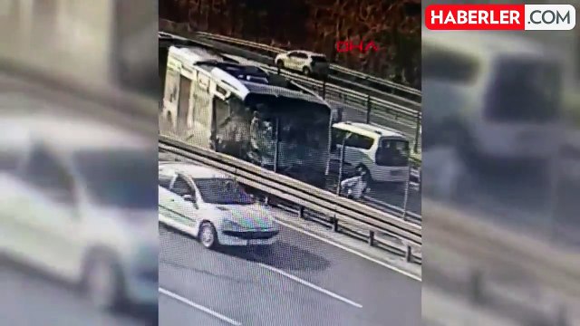 Ölümlü metrobüs kazasının en net görüntüsü