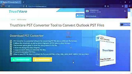Learn How To Utilise Trustvare PST Converter By Watching The Full Video Instructions