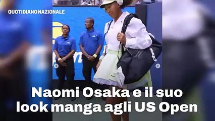 Naomi Osaka e il suo look manga agli US Open