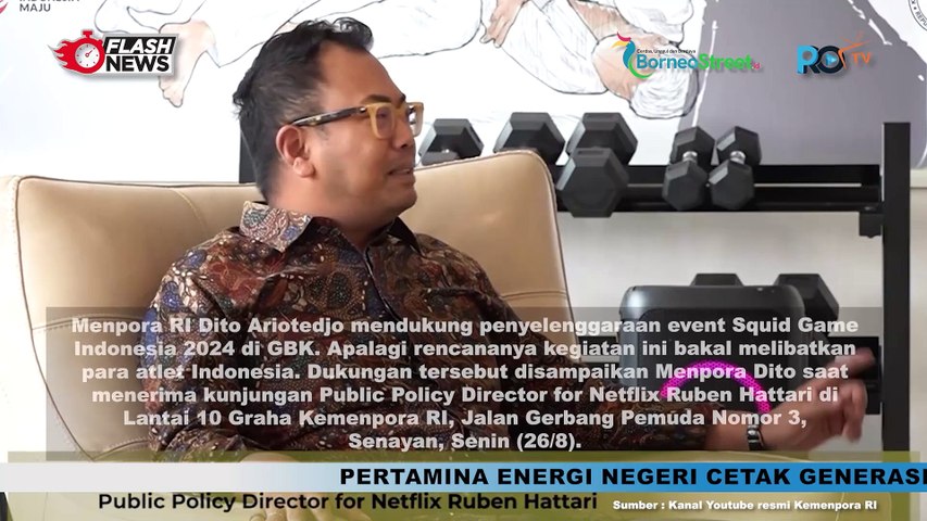 Menpora Dito Ariotedjo Dukung Penyelenggaraan Event Squid Game Indonesia 2024 di Gelora Bung Karno