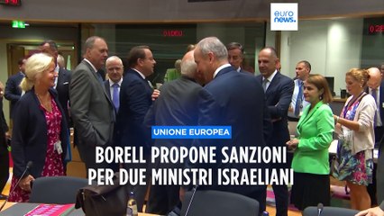 Ue, Josep Borrell propone sanzioni a due ministri israeliani per crimini d'odio