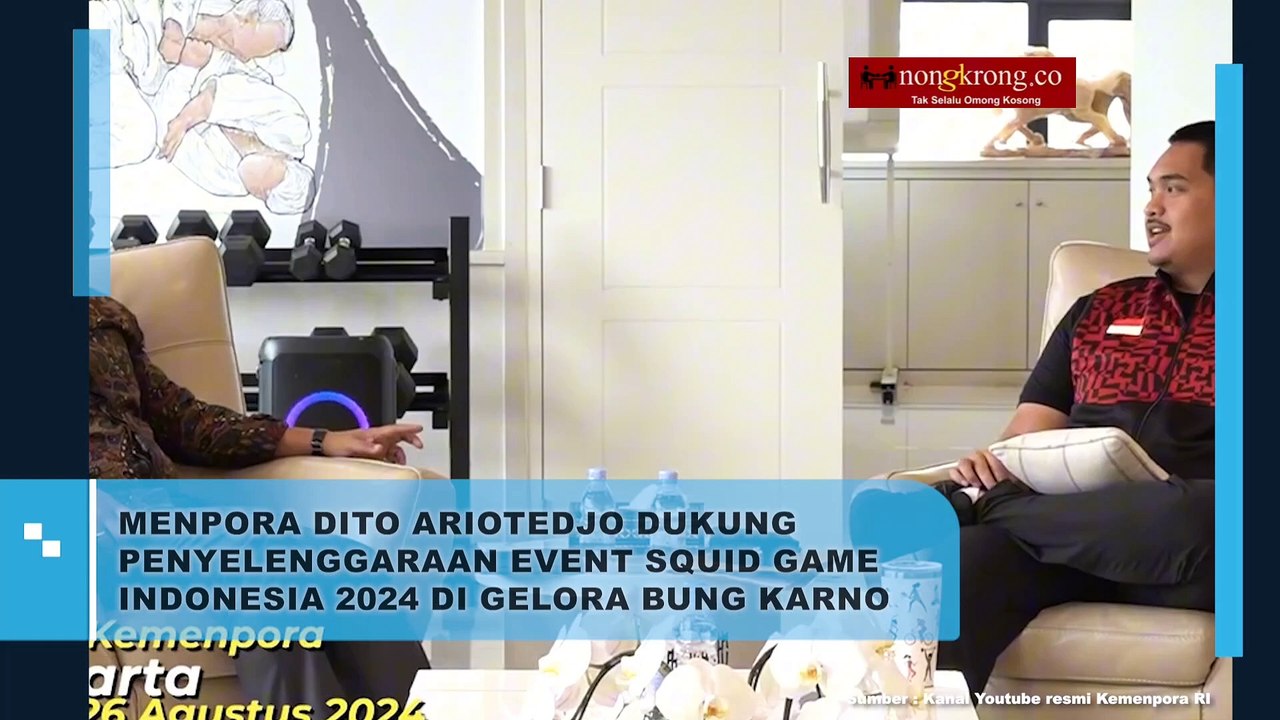 Menpora Dukung Event Squid Game