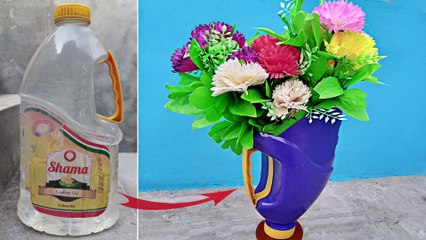 How to Make Bouquet of Flowers From Waste Bottle | Bottle DIY Craft