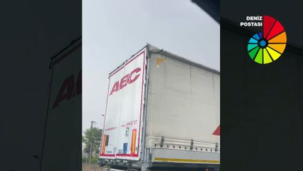 Kayseri’de Fırtınadan Dolayı Türk Bayrağı Zarar Gördü