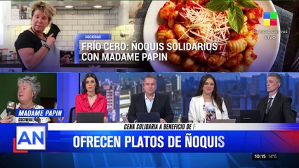 Ñoquis solidarios en Olivos: una iniciativa de Madame Papin y un bodegón