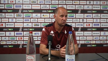 Metz - Laval, la conférence d'avant-match