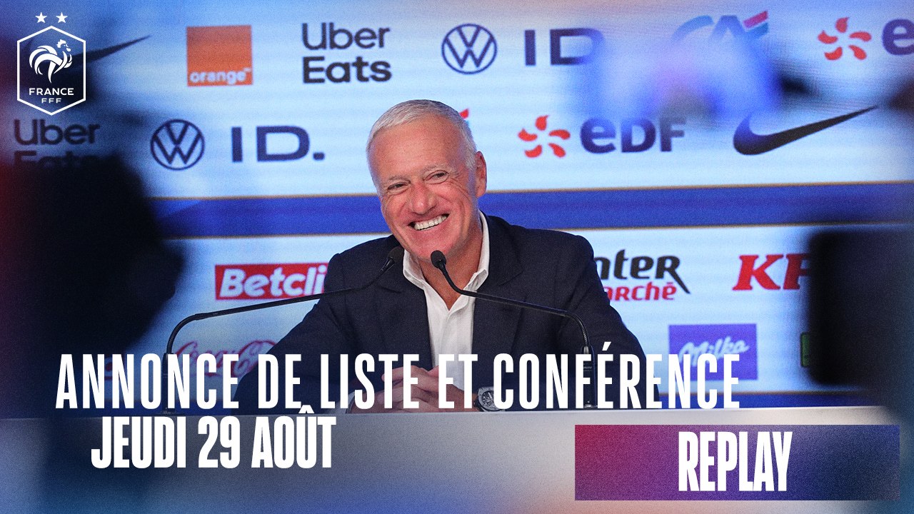 L'annonce de liste des Bleus et la conférence de Didier Deschamps en replay I EDF 2024