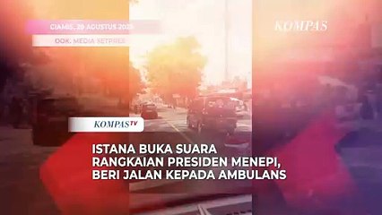 Istana Buka Suara Rangkaian Presiden Menepi, Beri Jalan Kepada Ambulans di Ciamis