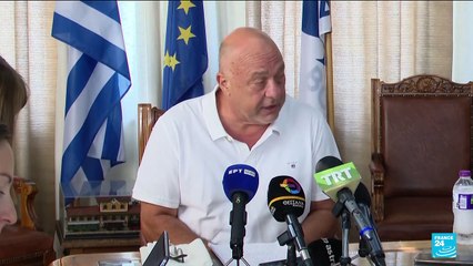 Dead fish blanket Greek tourist port after flooding