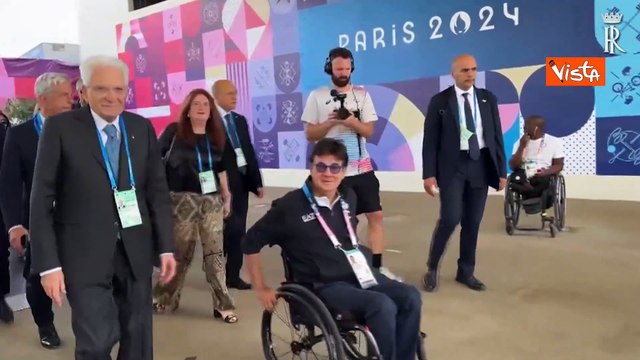 Paralimpiadi Parigi 2024, Presidente Mattarella visita residenza degli atleti paralimpici italiani