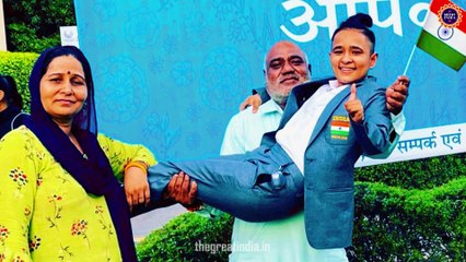 जन्म से दोनों हाथों में थीं केवल तीन उंगलियां #SportsDay #Inspiring #ArunaTanwar #Paralympic #ParisParalympic