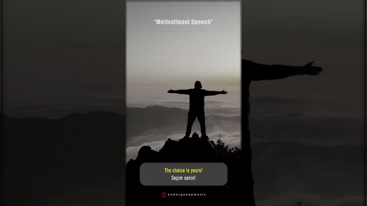 The choice is yours! #motivational #motivationalspeech #motivation