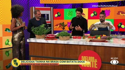 Aprenda a fazer deliciosa tainha na brasa com batata-doce com chef Rodrigo Oliveira