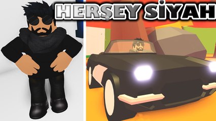  24 SAAT BOYUNCA HER ŞEY TEK RENK !! [ SİYAH ]  | Roblox Adopt Me | Roblox Türkçe