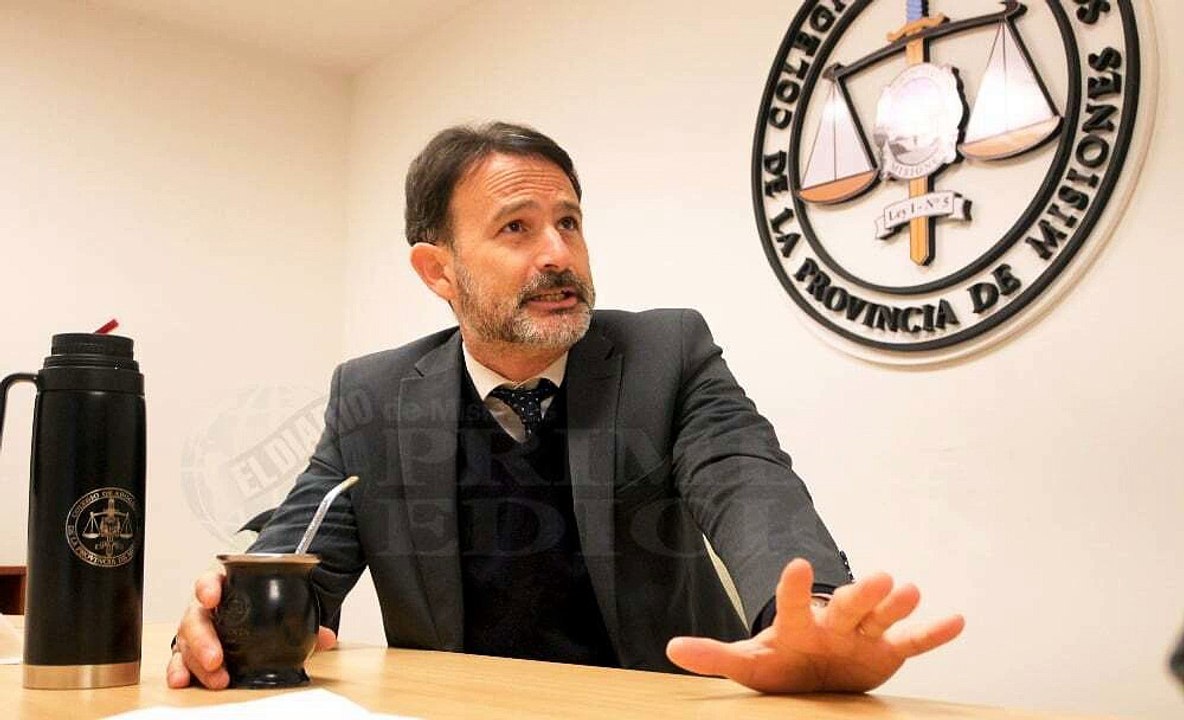 Antonio López Forastier, pte del Colegio de Abogados de Misiones