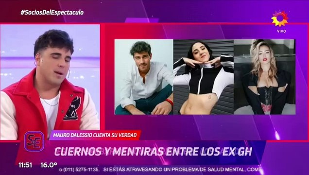Mauro Dalessio contó con quién sale tras ser involucrado en la separación de Flor Regidor y Nico Grosman
