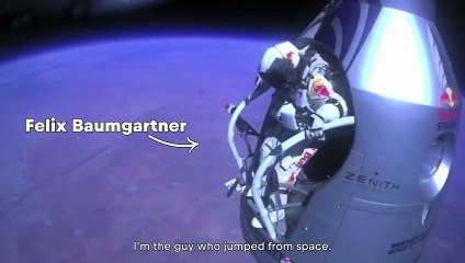 Jumped from space world record